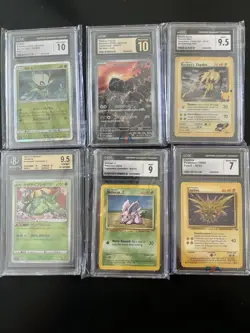 Graded Pokemon Lot of 6, including 1x 10 Prestine and 1x 10 Gem Mint - Image 1