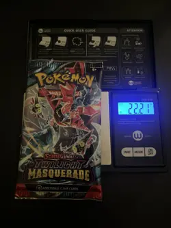 (VERY HEAVY) 22.21g Pokemon TCG Twilight Masquerade Booster Pack (SEALED)✅ - Image 1