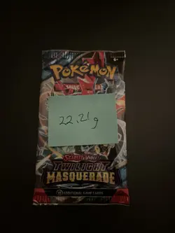 (VERY HEAVY) 22.21g Pokemon TCG Twilight Masquerade Booster Pack (SEALED)✅ - Image 3