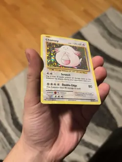 Chansey 70/108 Holo Rare Pokemon XY Evolutions Error Misprint Holo Bleed MINT - Image 1