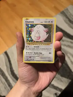 Chansey 70/108 Holo Rare Pokemon XY Evolutions Error Misprint Holo Bleed MINT - Image 2