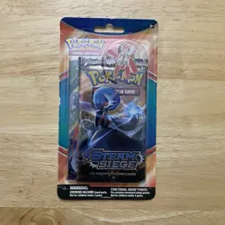 Pokemon TCG: XY Steam Siege & Roaring Skies 2-Pack Blister W/pin Factory Sealed - Image 1