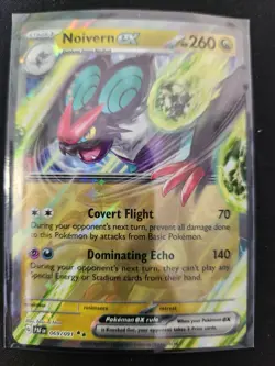 Pokemon TCG Noivern EX Double Rare Holo Paldean Fates NM 69/91 - Image 1