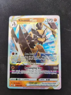 Pokemon TCG Pokemon Kleavor VSTAR Promo Holo NM SWSH249 - Image 1