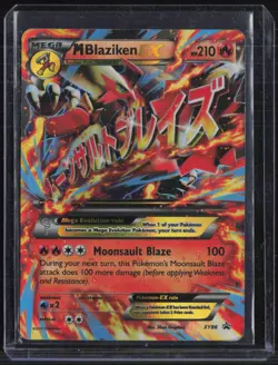 2015 Pokemon XY Black Star Promo #XY86 M Blaziken EX - Image 1