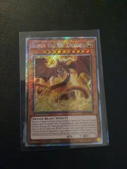 Egyptian God Cards Set Obelisk Slifer Winged Ra YuGiOh RA03 Platinum Secret LP+ - Image 4