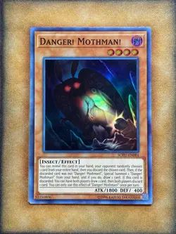 Yugioh Danger! Mothman! SOFU-EN084 Super Rare NM - Image 1