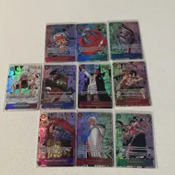 One piece TCG Manga Japanese Bundle High Quality Reprints/replica 10 pieces - Image 1
