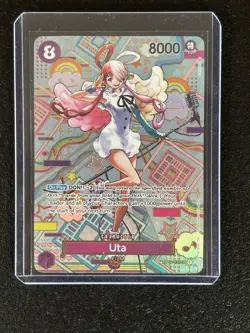 Uta (SP) OP02-120 Awakening of the New Era Foil ( Alt Art ) Mint ENGLISH - Image 1