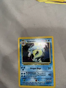 Pokemon TCG Gyarados Base Set Holo Rare Card 6/102 LP Condition - Image 5
