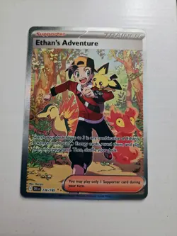 Pokemon Card Ethan's Adventure 236/182 Destined Rivals Full Illustration. - Image 2