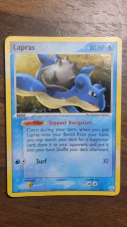 Lapras Holo Rare 8/92 ex Legend Maker Pokemon TCG Card - Image 1