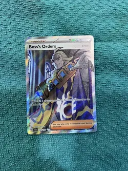 Pokemon TCG Boss's Orders Trainer Full Art Holo Rare Card 248/193 Paldea Evolved - Image 1