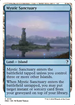 Mystic Sanctuary NM Mystery Booster MTG Magic the Gathering Land English Card - Image 1