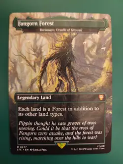 1x Fangorn Forest (Yavimaya, Cradle of Growth) (0377) ~~ Borderless - NM-M - Image 1