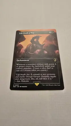 Life Finds a Way (Borderless) Universes Beyond: Jurassic MTG LP 0005 - Image 2