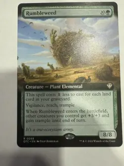 x1 Rumbleweed - Extended Art R MTG Commander: Outlaws of Thunder Junction M/NM, - Image 1