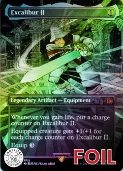 MTG Excalibur II (Borderless) (352) | NM Foil | Final Fantasy {FIN} - Image 1