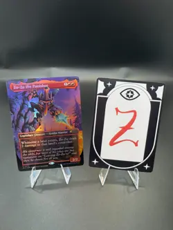 Zo-Zu the Punisher (Borderless) Foil NM - Secret Lair Encyclopedia of Magic - Image 1