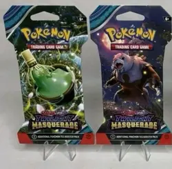 Pokemon TCG Scarlet & Violet Twilight Masquerade Booster Sealed Sleeved - Image 1