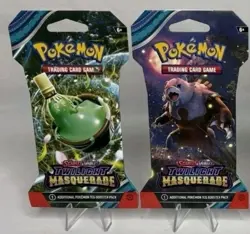 Pokemon TCG Scarlet & Violet Twilight Masquerade Booster Sealed Sleeved - Image 2