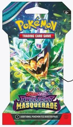 Pokemon TCG Scarlet & Violet Twilight Masquerade Booster Sealed Sleeved - Image 4