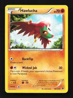 Hawlucha 48/124 Fates Collide English Pokemon Card TCG - Image 1