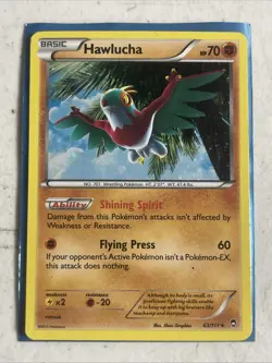 Hawlucha - 63/111 - Cosmos Holo Rare Promo - XY: Furious Fists - Pokemon - Image 1