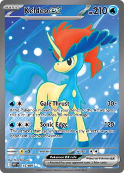 Keldeo ex - 159/086 - Ultra Rare NM, English Pokemon White Flare - Image 1