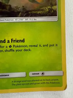 Bulbasaur 1/18 Detective Pikachu Holo 2019 Pokemon Card - Image 3