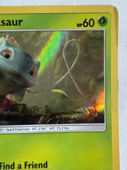 Bulbasaur 1/18 Detective Pikachu Holo 2019 Pokemon Card - Image 4