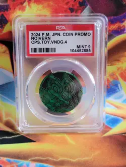 Pokemon Noivern 2024 Capsule Vending Vol 4 Graded Coin PSA 9 - Image 1