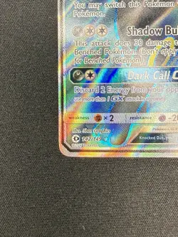 Pokemon TCG Umbreon GX Full Art Ultra Rare 142/149 OC/LP - Image 4