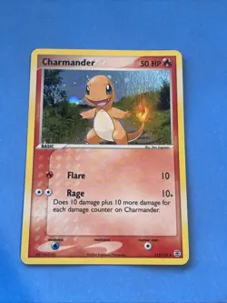 Pokemon TCG- Charmander 113/112 FireRed & LeafGreen Secret Rare Holo NM - Image 1