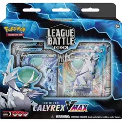 Pokemon TCG: Ice Rider Calyrex VMAX League Battle 820650851124 - Image 1