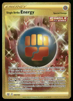 Single Strike Energy (Secret) Secret Rare SWSH05: Battle Styles 183/163 Pokemon - Image 1