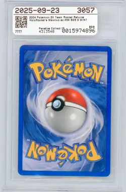 Rocket's Mewtwo EX 2004 Pokemon Team Rocket Returns BGS 9 #99 - Image 2