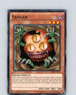 Yu-Gi-Oh TCG Sangan LDK2-ENY21 1st Edition Regular Common Card NM - Image 1