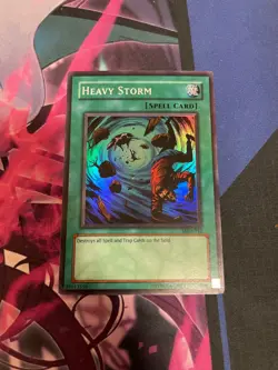 YUGIOH - HEAVY STORM - SUPER RARE - MRD - UNLIMITED - MP - Image 1