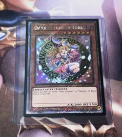 Yu-Gi-Oh! Stampede - Dark Magician Girl RA04-EN107 Platinum Secret Rare NM - Image 1