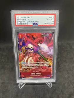 One Piece Awakening of the New Era Belo Betty OP05-015 Alt Art English PSA 10 - Image 1