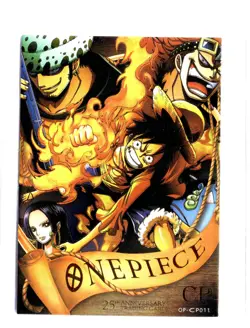 CASE PROMO!!! One Piece 25th Anniversary Law Luffy Franky Boa Hancock HOLOFOIL - Image 1