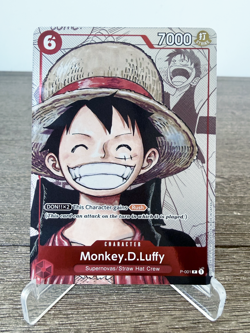 Monkey.D.Luffy (Alternate Art) P-001 One Piece Promotion Cards Foil - Image 1