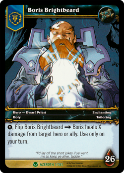 World of Warcraft WoW TCG Every Alliance Foil / Nonfoil Hero CHOOSE YOUR CARDS! - Image 2
