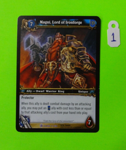 Magni Lord of Ironforge #1 (E) - Class Starter 2010 - World of Warcraft - TCG - Image 3