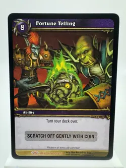 World of Warcraft TCG Fortune Telling Unused Loot Card (Imp in a Ball Toy) - Image 1