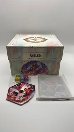Disney Lorcana Fabled Illumineer's Trove Box, Dice, Dividers, & Counter NO PACKS - Image 1