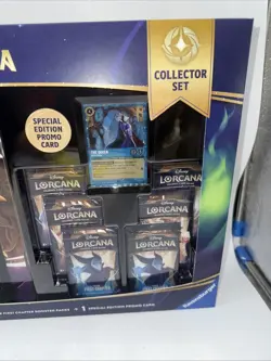 Disney Lorcana First Chapter Collector Set 6 Packs Portfolio Promo Costco Sealed 4050368981752 - Image 4