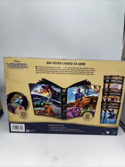 Disney Lorcana First Chapter Collector Set 6 Packs Portfolio Promo Costco Sealed 4050368981752 - Image 5