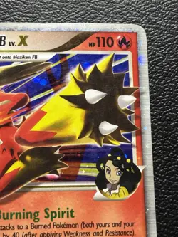 Pokemon Card Blaziken FB LV.X Holo 142/147 Supreme Victors MP - Image 2